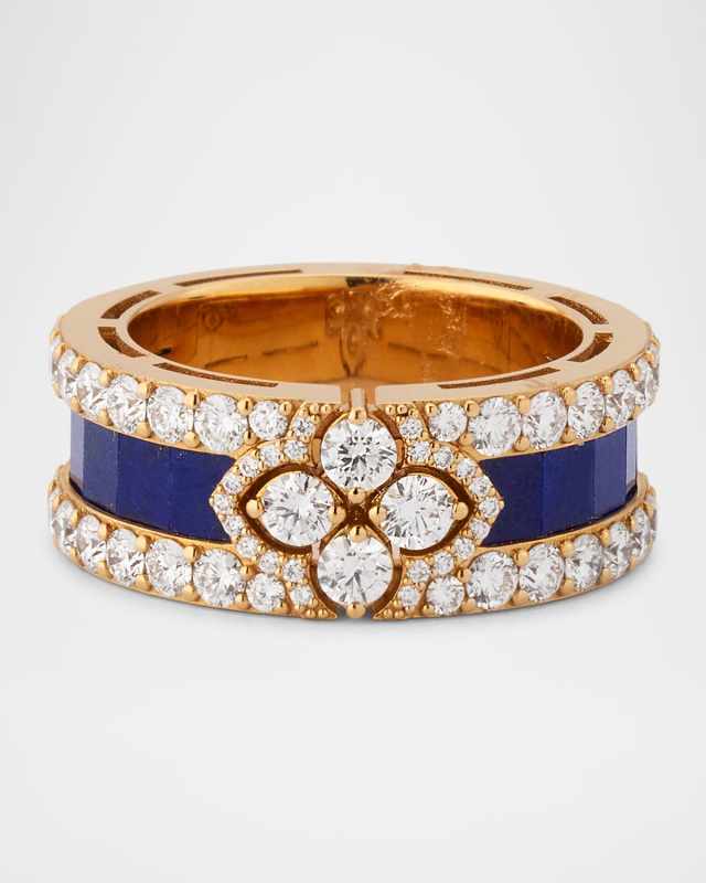 18K Rose Gold Love in Verona Diamond and Lapis Ring